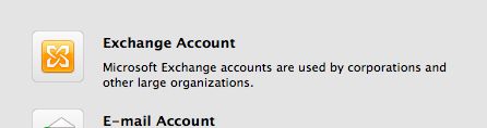 Exchange Account 